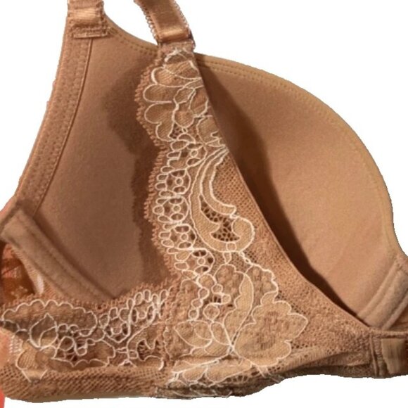 Skarlett Blue Mocha Brown Full Coverage Underwired Lace Bra 34B - Picture 3 of 8